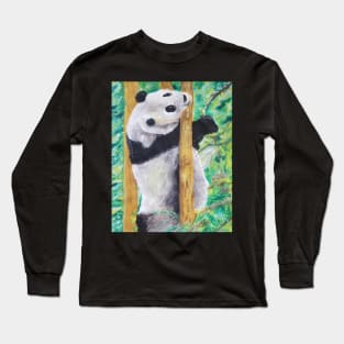 Panda Bear Long Sleeve T-Shirt